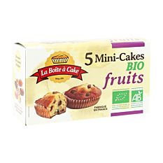 Mini Cakes Fruits 175G Bio
