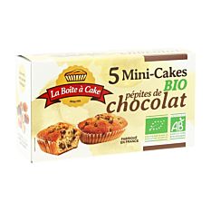 5 Mini Cakes aux pépites de chocolat 175g Bio