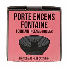 Porte-Encens Fontaine Noir