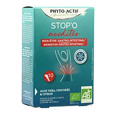 Stop'O acidités 10 sticks Bio