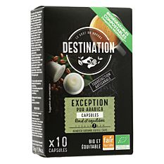 Café exception pur arabica 10 capsules Bio