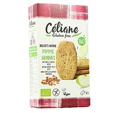Biscuits petit-déjeuner Avoine & Pomme sans gluten 140G Bio