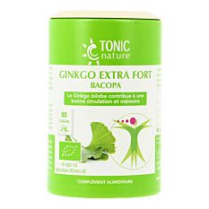 Ginkgo extra fort Bacopa - 80 gélules