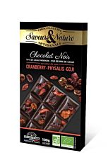 Chocolat Noir aux Superfruits 100g Bio