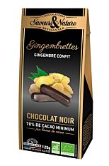 Gingembrettes Chocolat noir 125g Bio