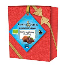 Ballotin truffes cacao chocolat noir 100g Bio