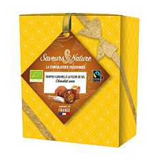 Ballotin truffes caramel fleur de sel chocolat noir 100g Bio
