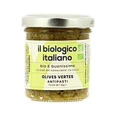 Crème aux Olives Vertes 90g Bio