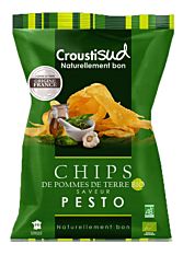 Chips pommes de terre pesto 100g Bio