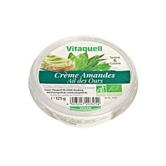 Crème Amandes Ail Des Ours 125g Bio