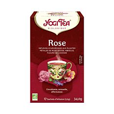 Infusion ayurvédique rose - 17 infusions Bio 