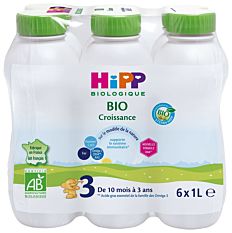 Pack Lait de croissance Combiotic® 10M 6x1L Bio