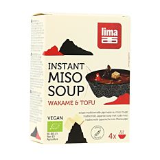 Instant Miso Soup tofu & wakamé 4x10G Bio