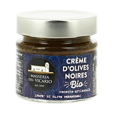 Crème d'Olives Noires 130G Bio