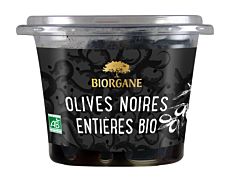Olives noires entières 250G Bio