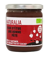 Pâte à Tartiner 16% Noisettes & Cacao 400g Bio