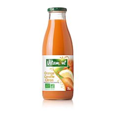 Jus d'orange, carotte et citron 75Cl Bio