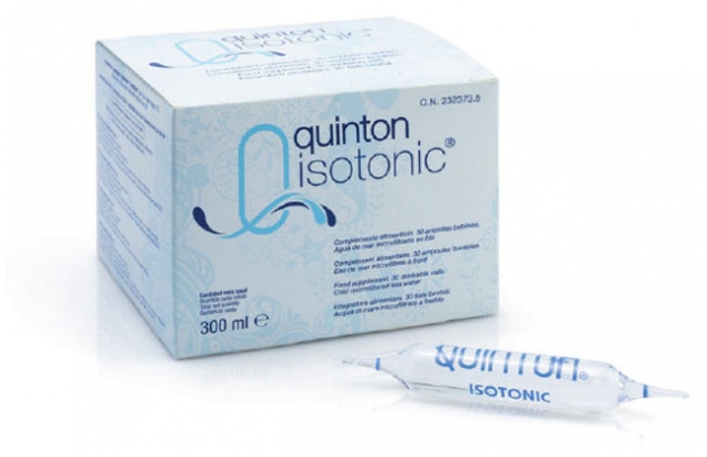 Solution isotonique Quinton originale avec minéraux de l'eau de mer Eau de  source alpine - Hydratation liquide, supplément électrolytique